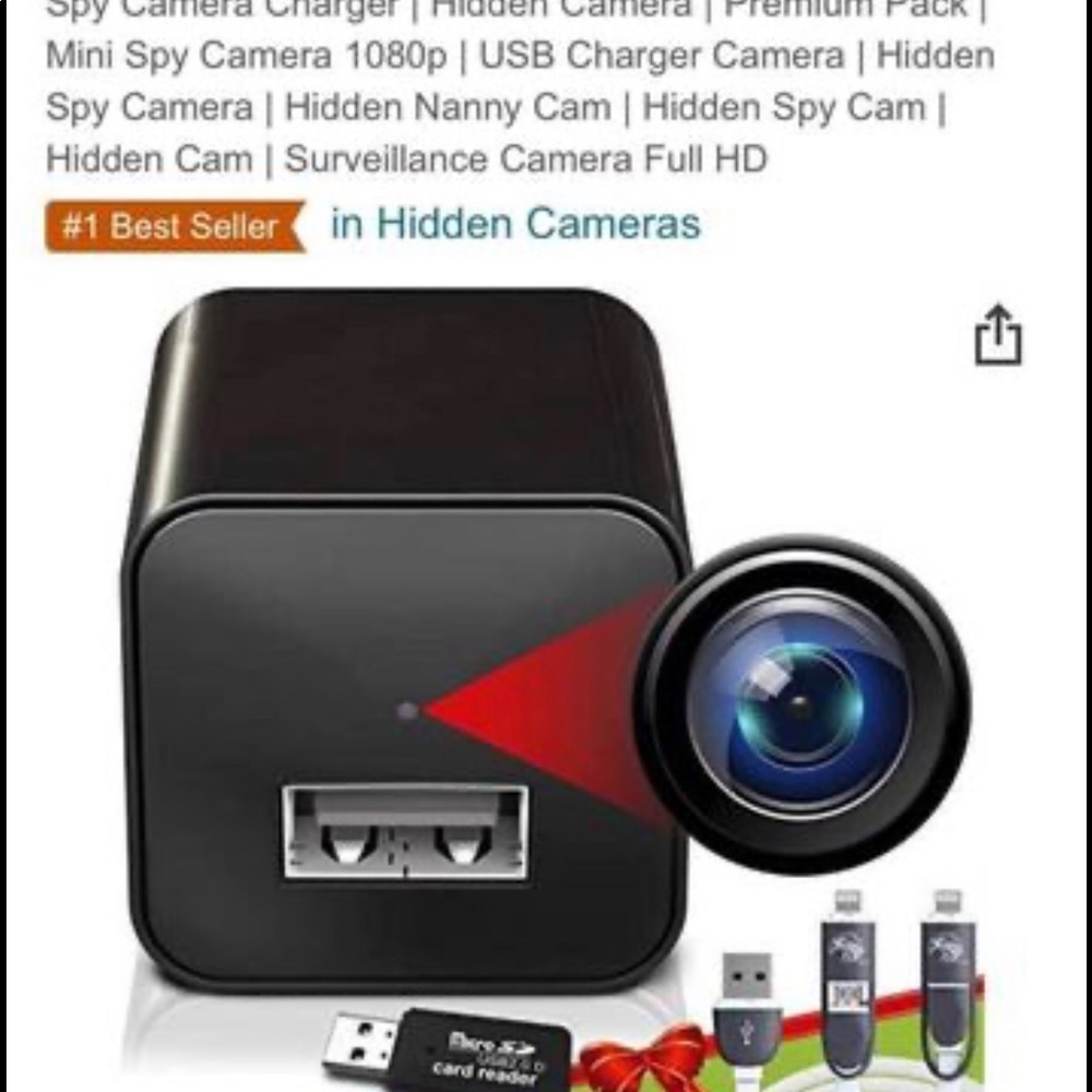 Spy camera new in box. Didn’t end up needing and missed return window. - Picture 2 of 6